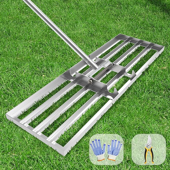 Lawn Leveling Rake 30x10 inch,